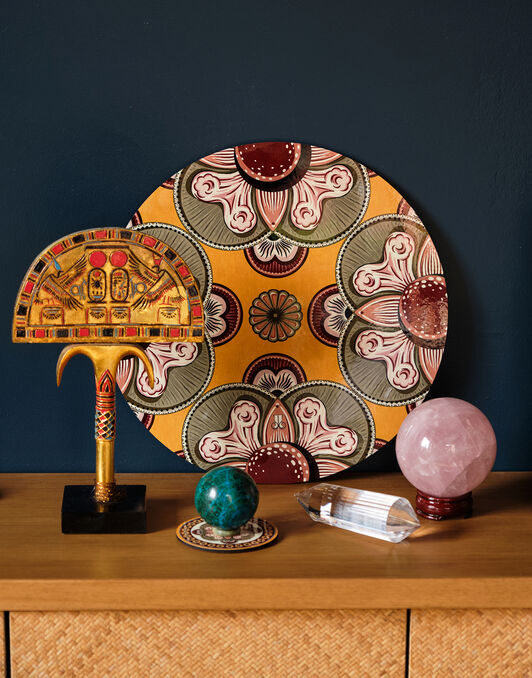 Disk Placemats Set Of 2 La DoubleJ: Nucleus Saffron Disk Placemats Set Of 2 La DoubleJ: Nucleus Saffron PMT0032CRK001