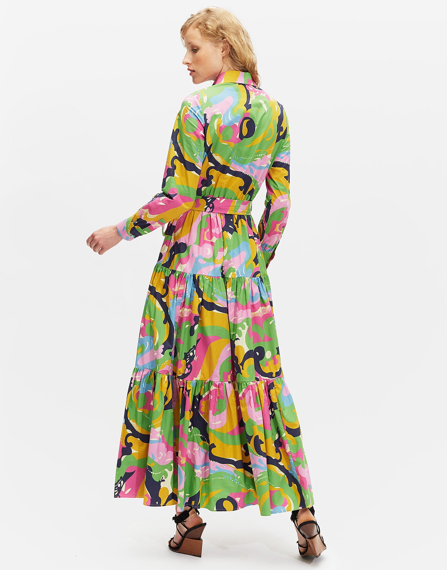 Bellini Dress La DoubleJ: Meraviglia Rosa Bellini Dress LaDoubleJ: Meraviglia Rosa DRE0016COT001