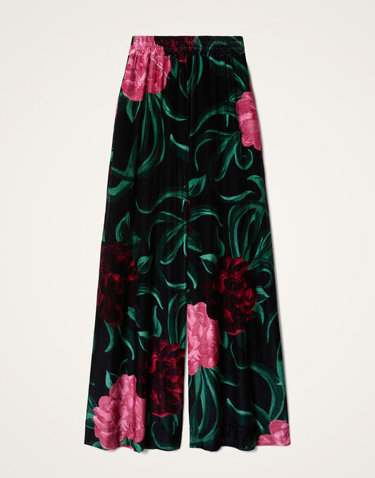 Palazzo Pants La DoubleJ: Peony Black TRO0003VEL006