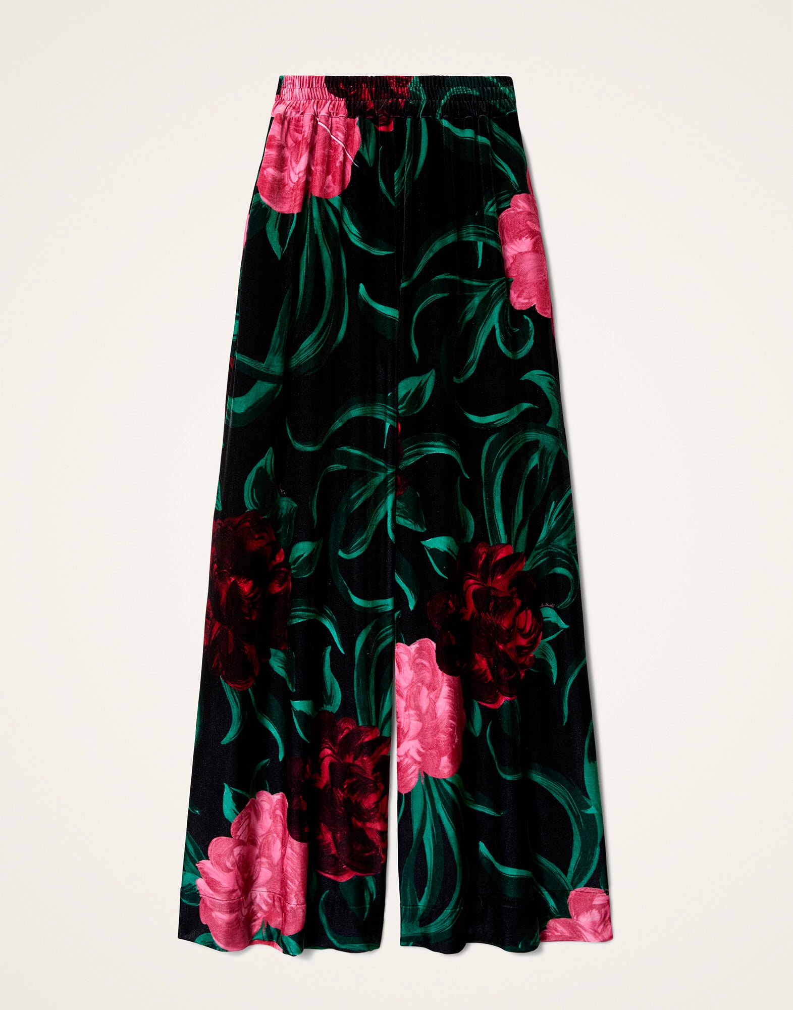 Palazzo Pants La DoubleJ: Peony Black TRO0003VEL006