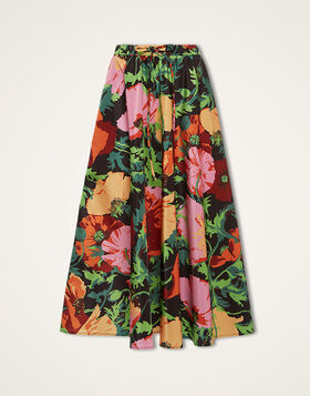 Drawstring Skirt La DoubleJ: Wonderland Black SKI0106SIL006