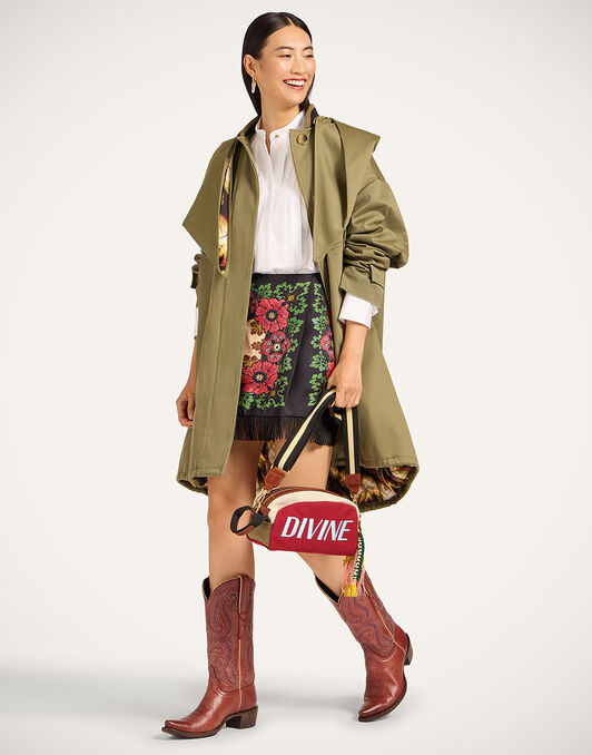 Windsor Parka La DoubleJ: Solid Military Green Windsor Parka La DoubleJ: Solid Military Green JAC0160COT081
