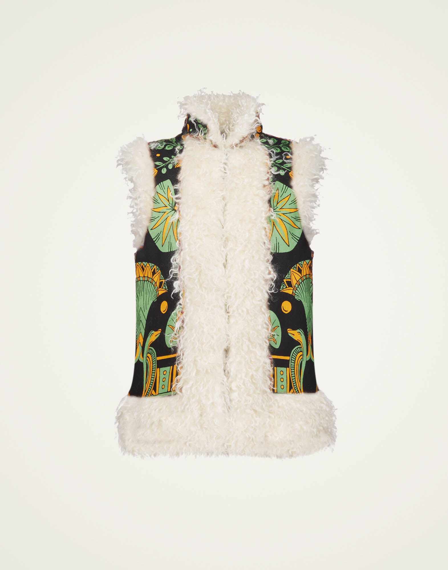 Sleeveless Folk Jacket La DoubleJ: The Nile Placée Black Sleeveless Folk Jacket La DoubleJ: The Nile Placée Black JAC0046FAI001