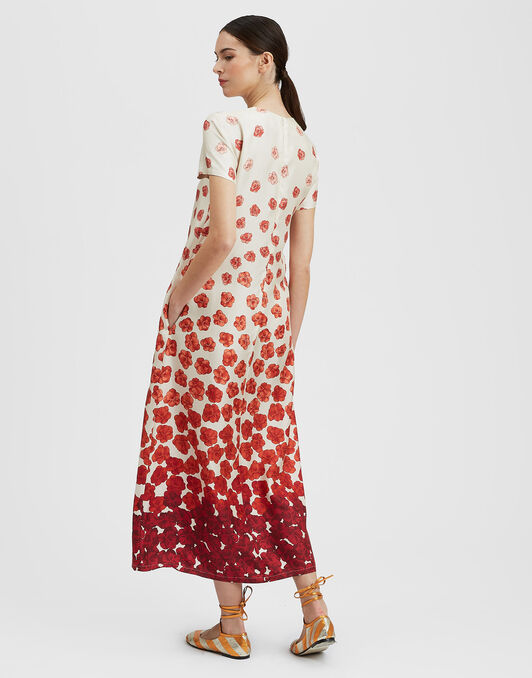 Swing Dress La DoubleJ: Haze Placèe Red Swing Dress La DoubleJ: Haze Placèe Red DRE0001SIL001