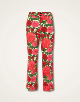 Hendrix Pants La DoubleJ: Pink Dahlias TRO0014COT005