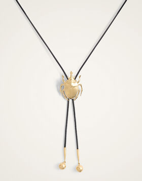 Scarab Cow Tie La DoubleJ: 24K Gold Plate NEC0041BRA003