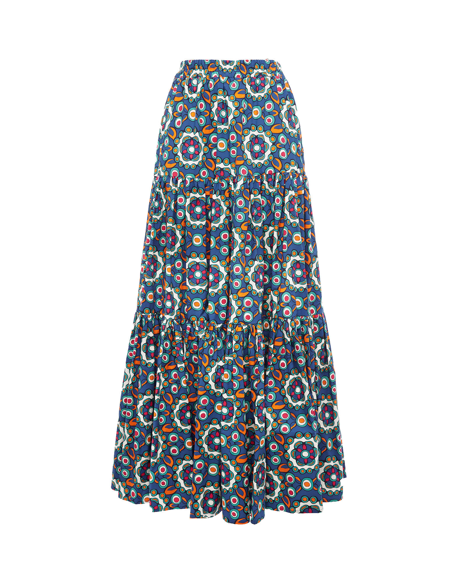 Big Skirt La DoubleJ: Kaleidoscope Bluette Big Skirt LaDoubleJ: Kaleidoscope Bluette SKI0001COT020