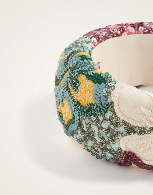 Medici Headband La DoubleJ: Hibiscus Green Medici Headband La DoubleJ: Hibiscus Green HEB0017PAI021
