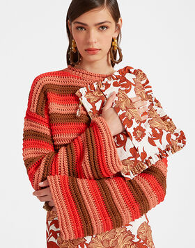 Hand Pochette La DoubleJ: Reef White BAG0059COT005