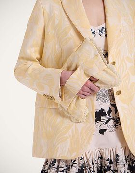 Hand Pochette La DoubleJ: Iris Yellow BAG0074JCQ109