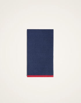 Large Napkins Set of 2 La DoubleJ: Rainbow Midnight Blue NAP0010LIN017