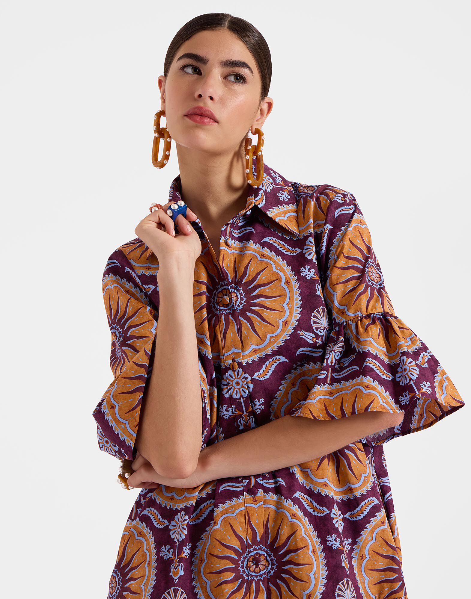 Choux Dress La DoubleJ: Sovereign Purple Choux Dress La DoubleJ: Sovereign Purple DRE0193COT039