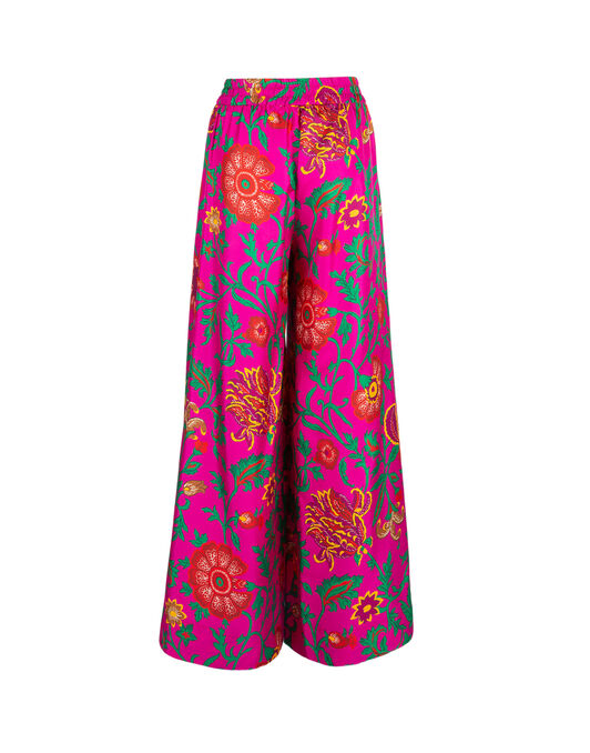 Palazzo Pants La DoubleJ: Dragon Flower Fucsia Palazzo Pants LaDoubleJ: Dragon Flower Fucsia TRO0003SIL001