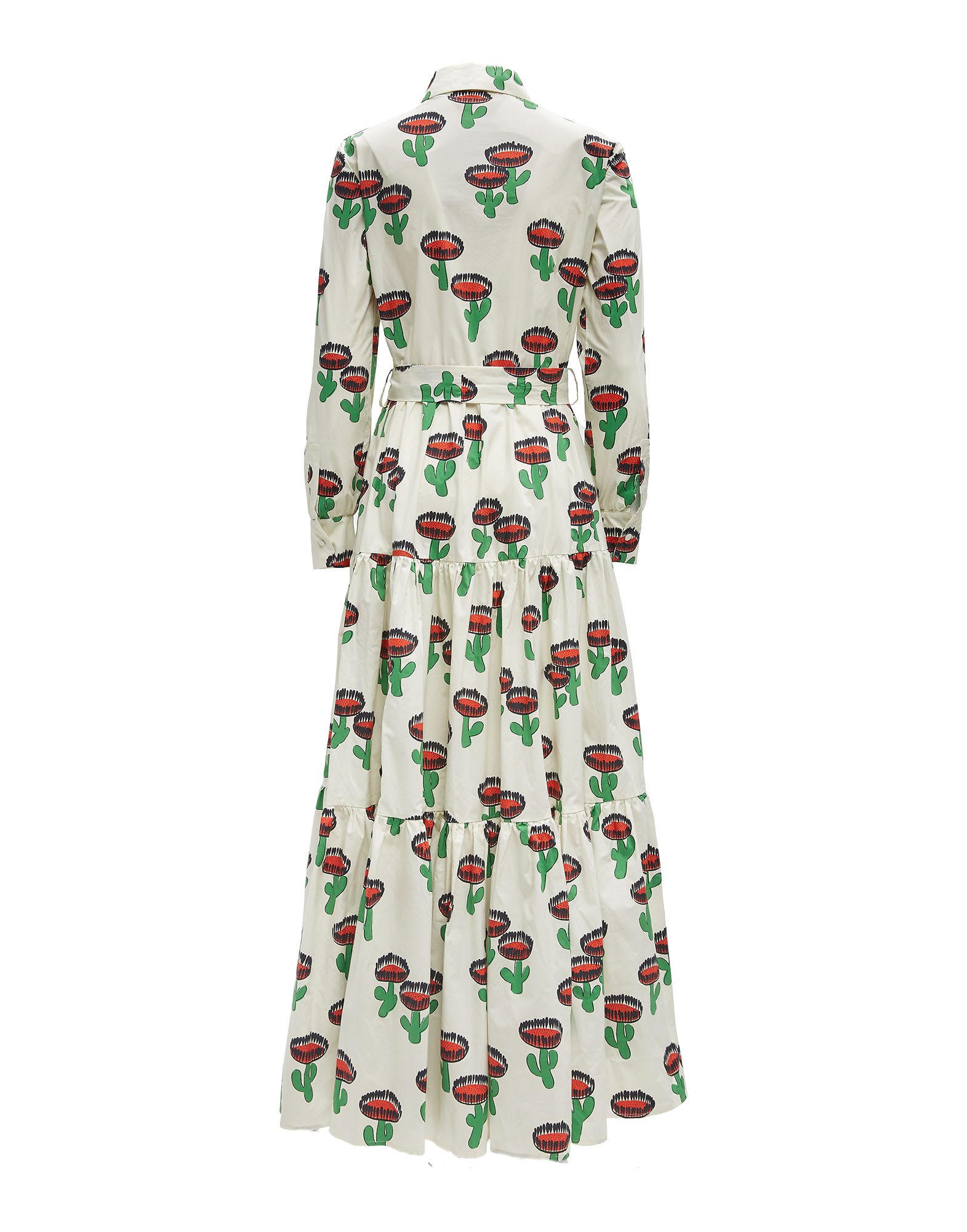 Bellini Dress La DoubleJ: Chirpy Cactus Bellini Dress LaDoubleJ: Chirpy Cactus DRE0016COT001