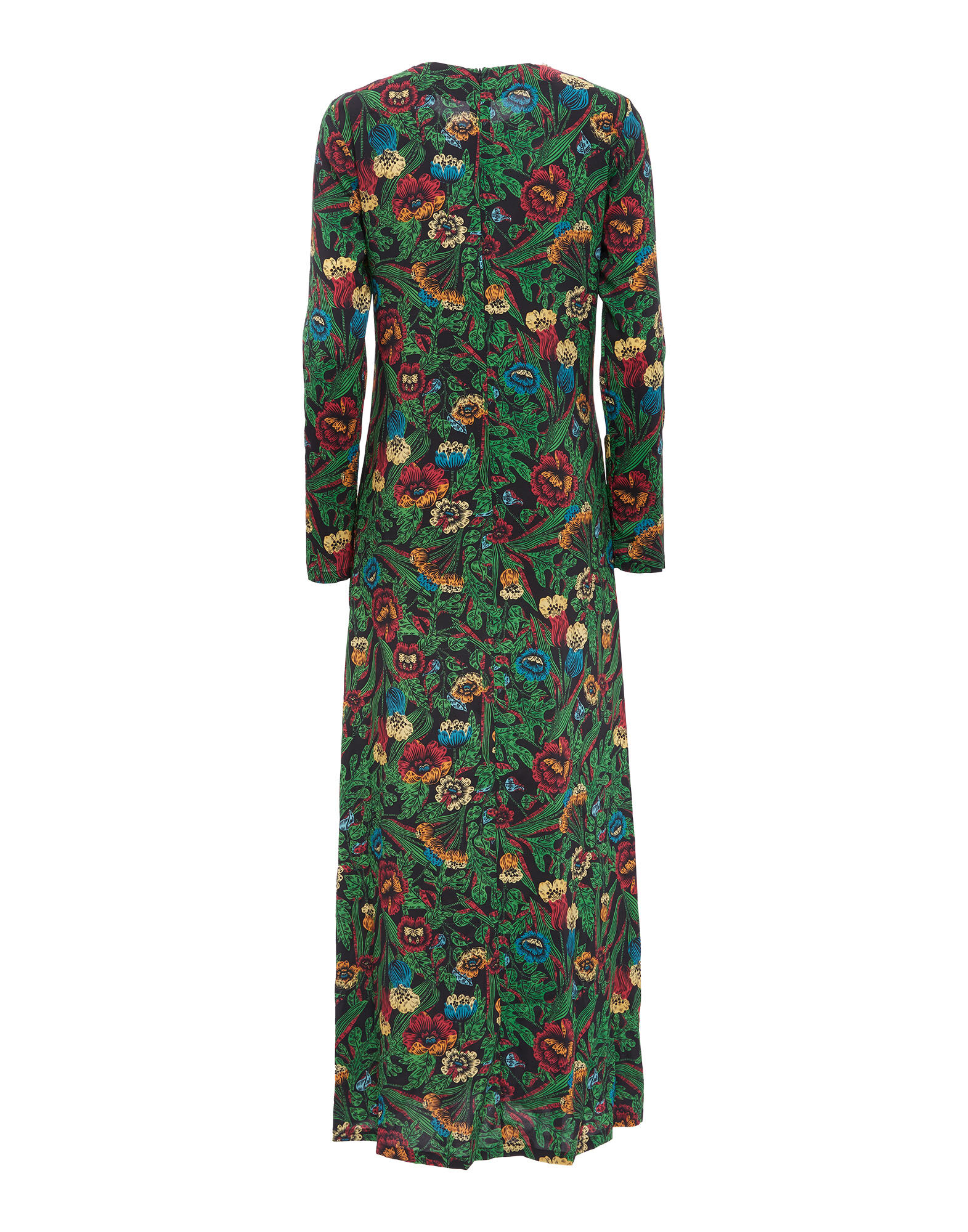 Long Sleeve Swing Dress La DoubleJ: Night Garden Long Sleeve Swing Dress La DoubleJ: Night Garden DRE0184VIS001