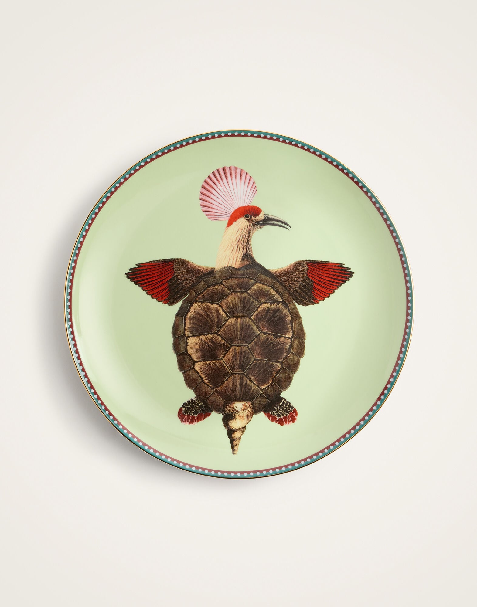 Decorative Plate La DoubleJ: Turtlair Salvia Decorative Plate La DoubleJ: Turtlair Salvia DPL0001CER001