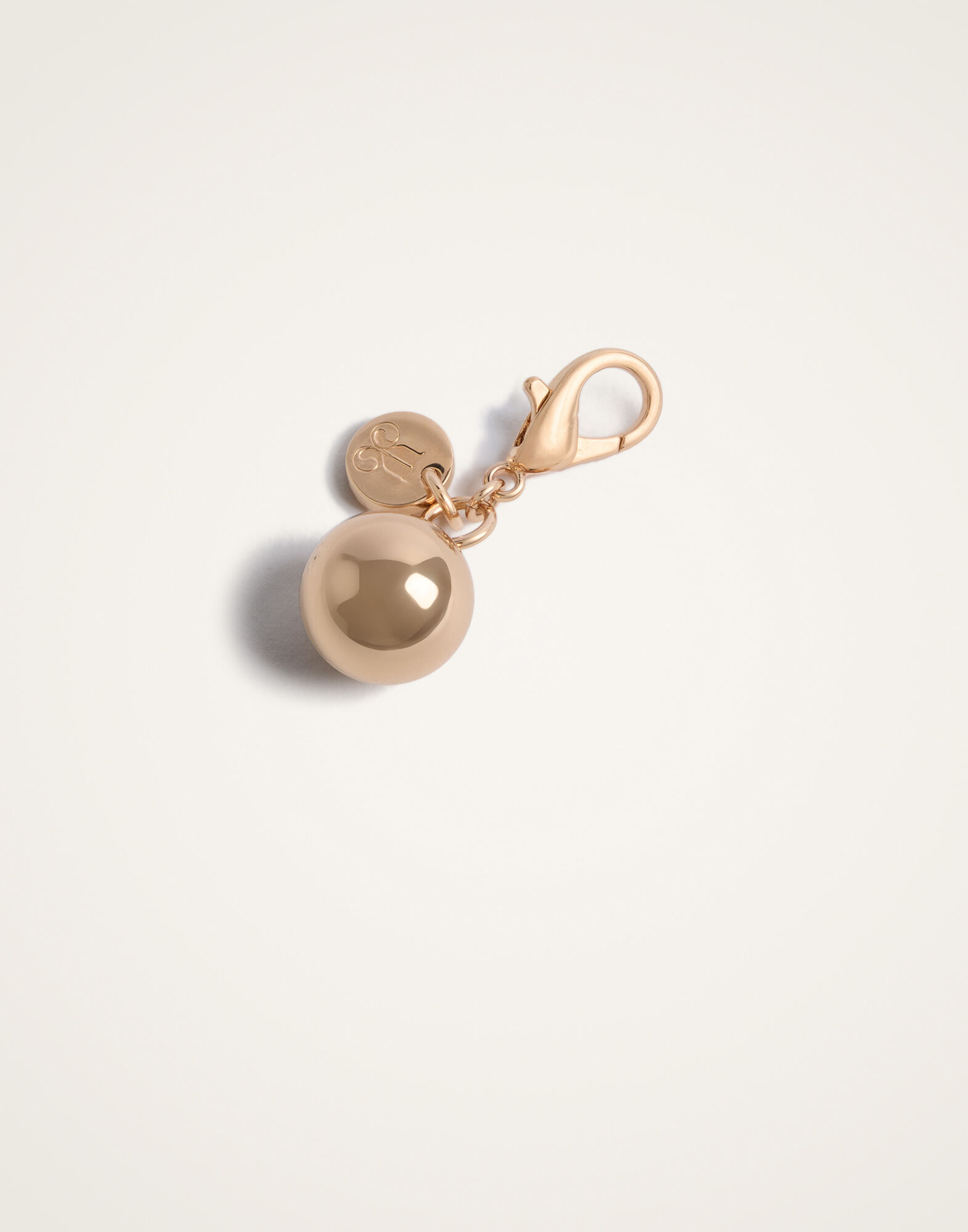 Bell Charm La DoubleJ: 24k Gold Plate Bell Charm La DoubleJ: 24k Gold Plate CHM0015BRA003