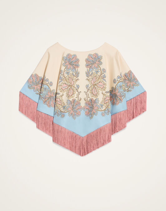 Mini Poncho La DoubleJ: Swathe Placée Pink Mini Poncho La DoubleJ: Swathe Placée Pink SCA0077VIS011