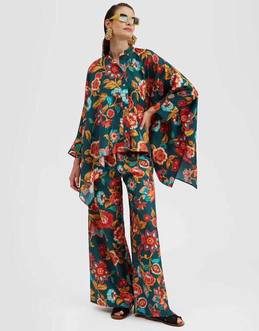 Foulard Shirt La DoubleJ: Hottie Emerald Foulard Shirt La DoubleJ: Hottie Emerald SHI0167LAC008
