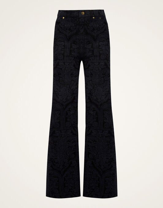 Flare Jeans La DoubleJ: Corte Black Flare Jeans La DoubleJ: Corte Black TRO0096DEN006