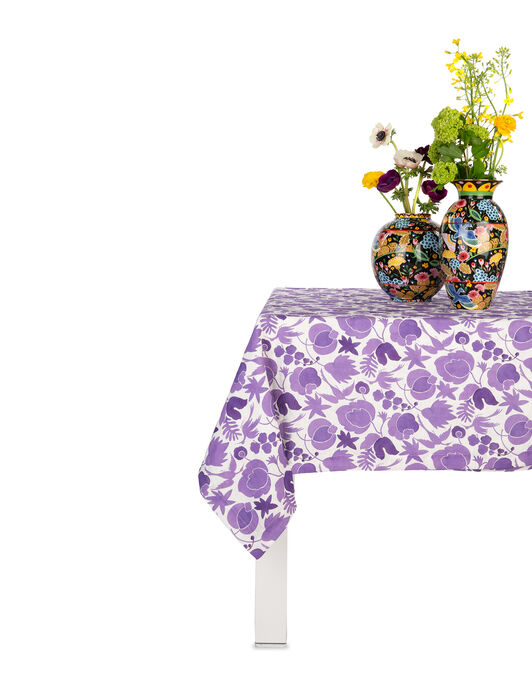 Large Tablecloth La DoubleJ: Wildbird Viola Large Tablecloth La DoubleJ: Wildbird Viola TBC0003LIN001