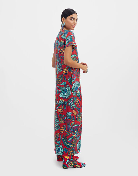 Swing Dress La DoubleJ: Sicomore Red Swing Dress La DoubleJ: Sicomore Red DRE0001SIL001