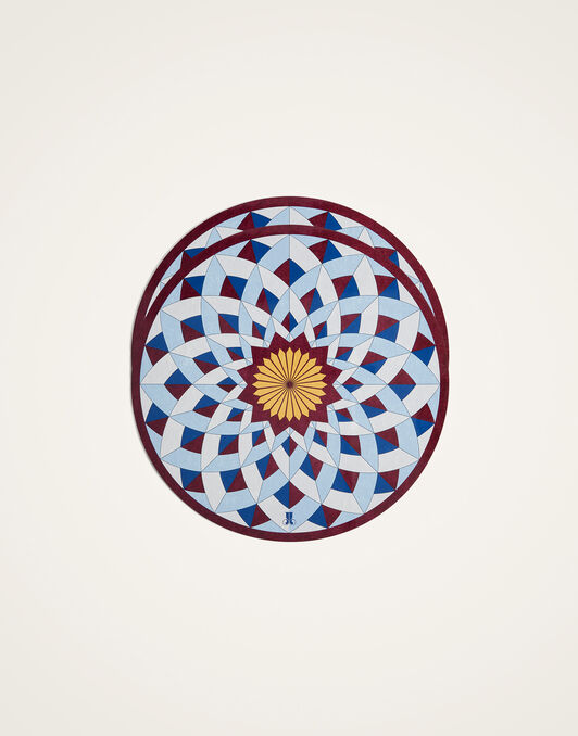 Disk Placemats Set Of 2 La DoubleJ: Lotus Of Life Blue Disk Placemats Set Of 2 La DoubleJ: Lotus Of Life Blue PMT0032CRK001
