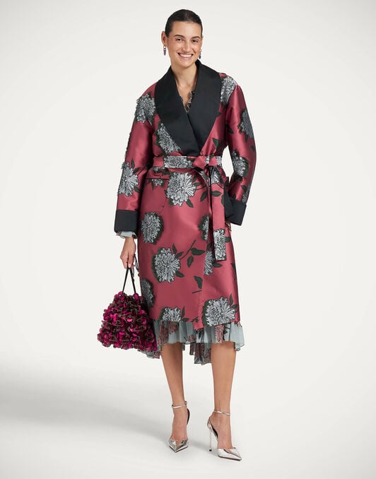 Boudoir Coat La DoubleJ: Feria Pink Boudoir Coat La DoubleJ: Feria Pink JAC0219JCQ159