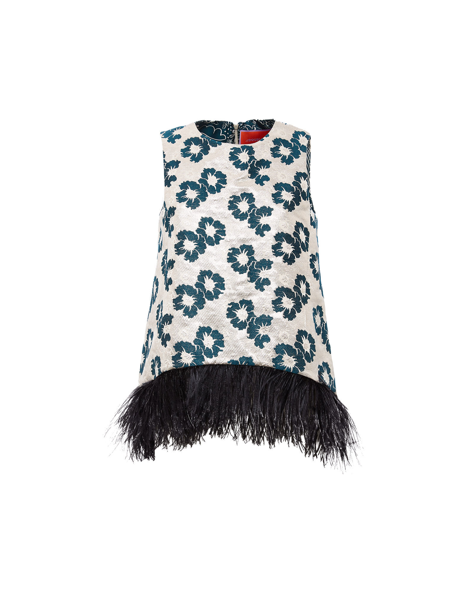 La Scala Top (With Feathers) La DoubleJ: Pansy Party Jacquard La Scala Top (With Feathers) La DoubleJ: Pansy Party Jacquard TOP0013JCQ060