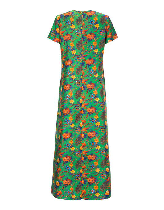 Swing Dress La DoubleJ: Pavone Verde Swing Dress LaDoubleJ: Pavone Verde DRE0001SIL001
