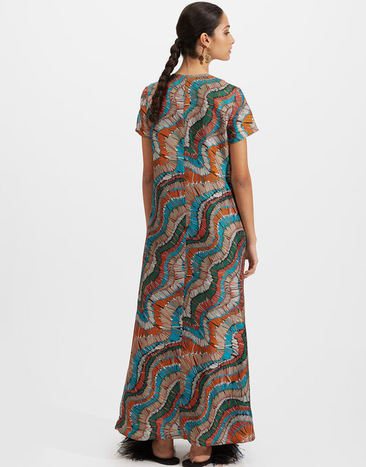 Swing Dress La DoubleJ: Fiammiferi Swing Dress La DoubleJ: Fiammiferi DRE0001SIL001