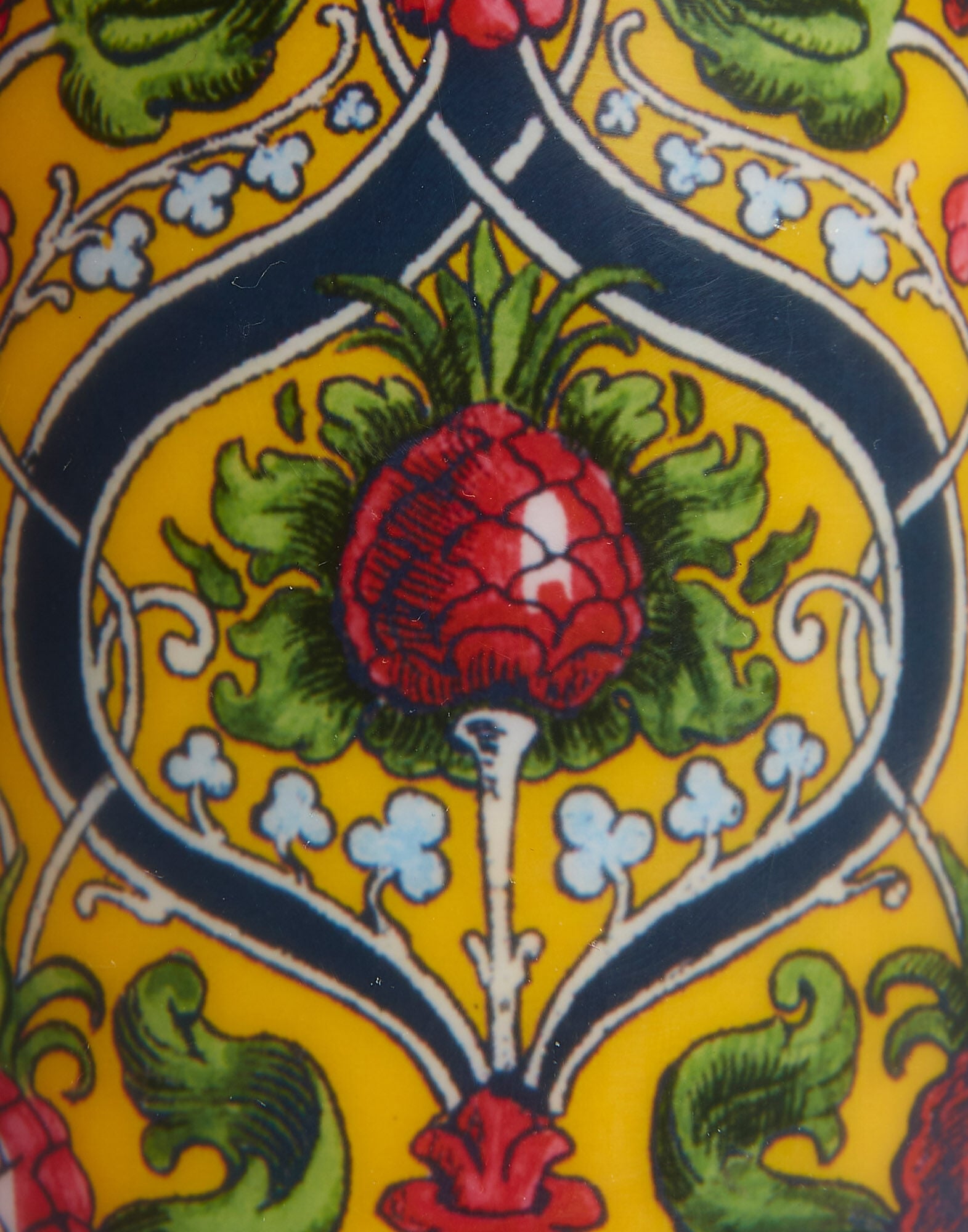 Printed Pillar Candle La DoubleJ: Ananas Yellow Printed Pillar Candle La DoubleJ: Ananas Yellow CAN0011WAX001