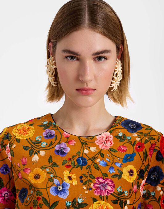 Mini Swing Dress La DoubleJ: Botticelli Rust Mini Swing Dress La DoubleJ: Botticelli Rust DRE0658VEL001