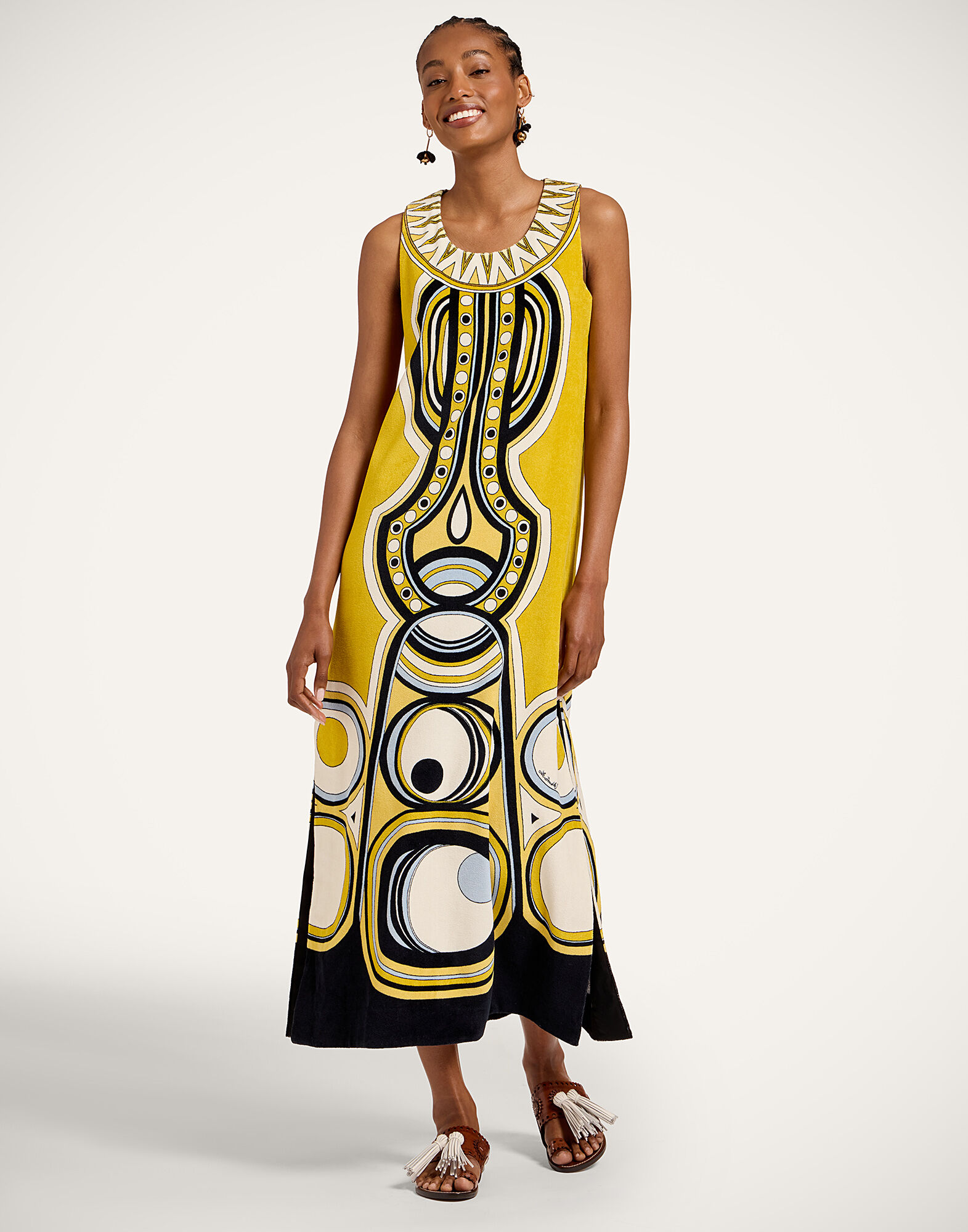 Totem Dress La DoubleJ: Sanctuary Placée Gold Totem Dress La DoubleJ: Sanctuary Placée Gold DRE1082JER084