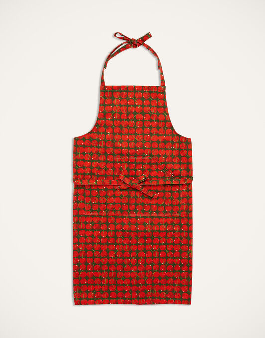 Apron La DoubleJ: Cherries Verde APR0001COT018