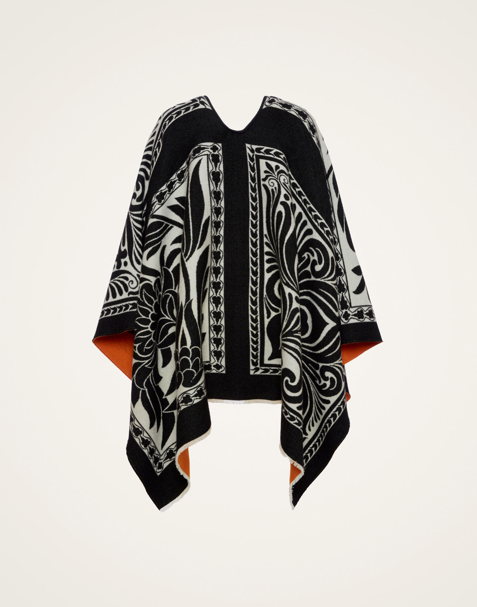 Poncho La DoubleJ: Mix Tiles Black Poncho La DoubleJ: Mix Tiles Black SCA0048WOL015