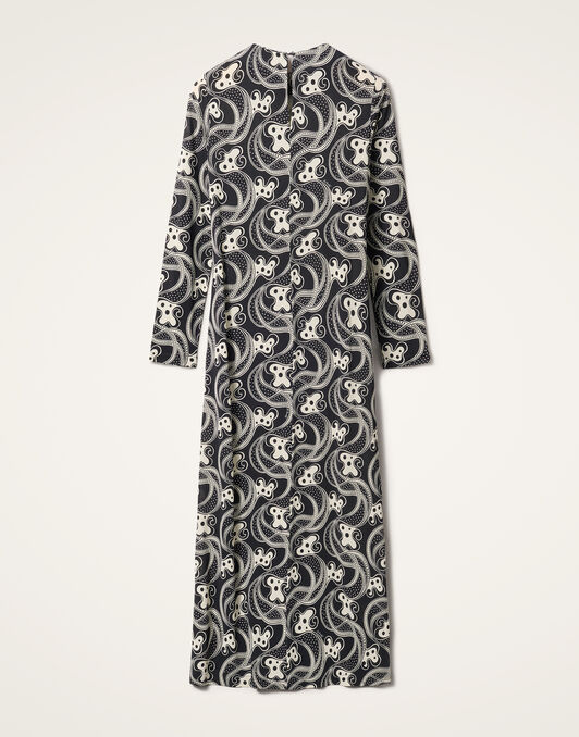 Long Sleeve Swing Dress La DoubleJ: Aperol Black & White Long Sleeve Swing Dress La DoubleJ: Aperol Black & White DRE0831JER027
