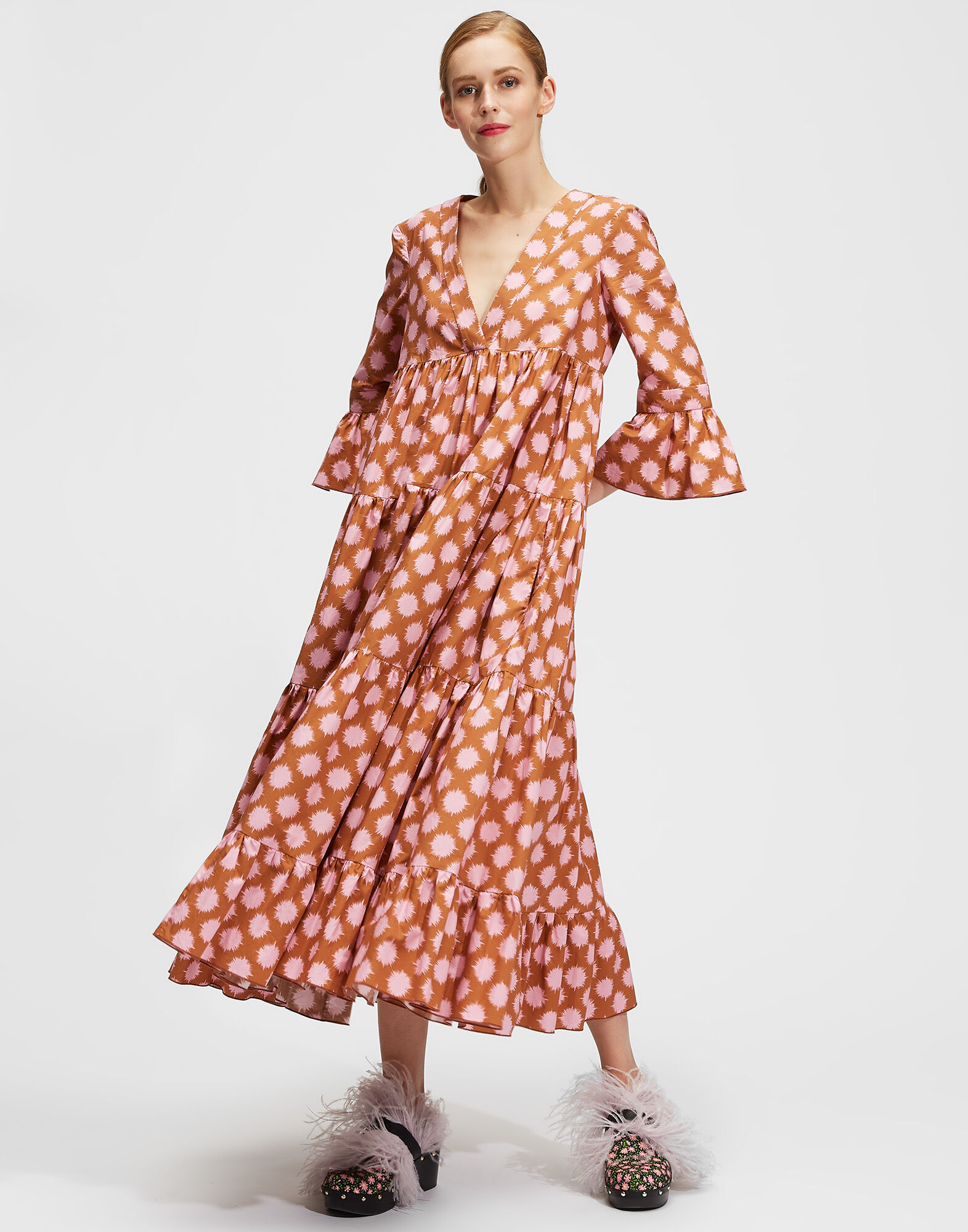 Jennifer Jane Dress LaDoubleJ: Pom Pom Rosa DRE0114COT001