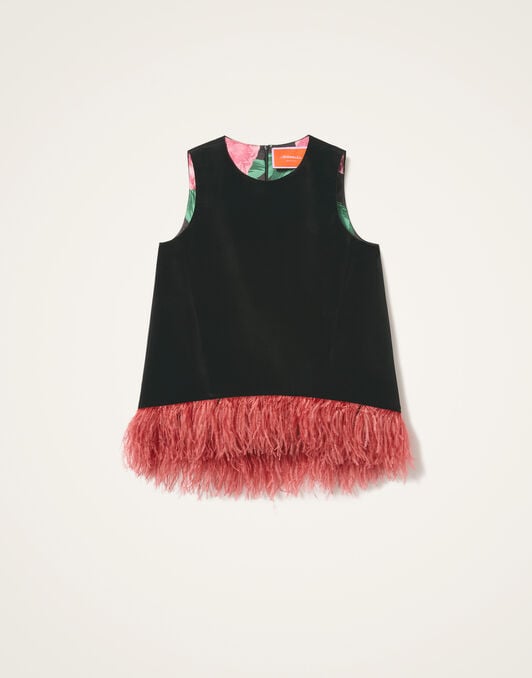 La Scala Top La DoubleJ: Solid Black La Scala Top La DoubleJ: Solid Black TOP0013VEL011