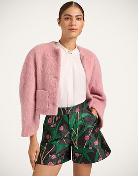 Blair Jacket La DoubleJ: Solid Pink JAC0146WOL029