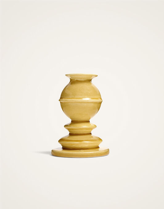 Mini Space Pillar Candle La DoubleJ: Bicolor Saffron Mini Space Pillar Candle La DoubleJ: Bicolor Saffron OTC0011CEW001