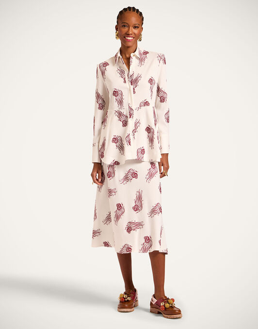Lungomare Skirt La DoubleJ: Lemuria White Lungomare Skirt La DoubleJ: Lemuria White SKI0089JCQ132