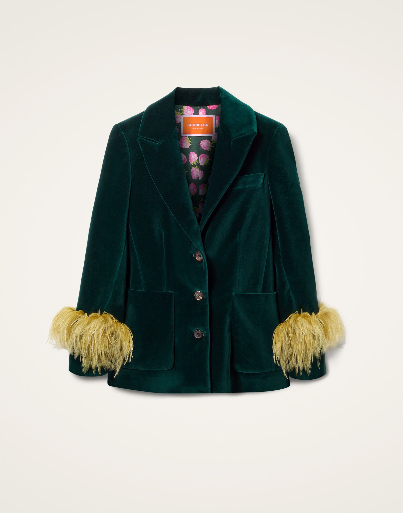 Keaton Jacket La DoubleJ: Blue Petrol JAC0073VEL011