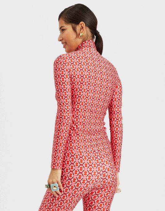 Turtleneck La DoubleJ: Sugar Rush Red SHI0030JER005