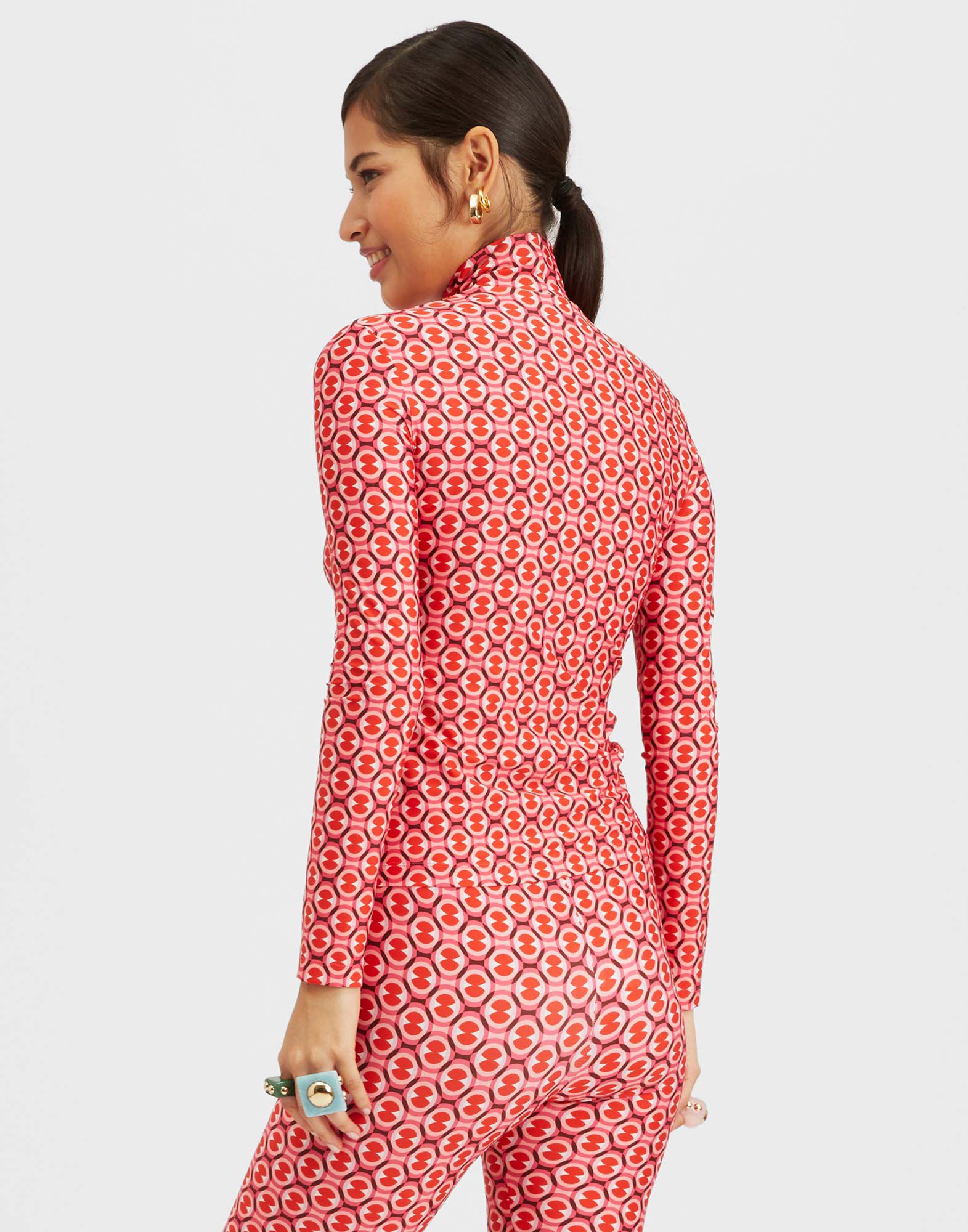 Turtleneck La DoubleJ: Sugar Rush Red SHI0030JER005