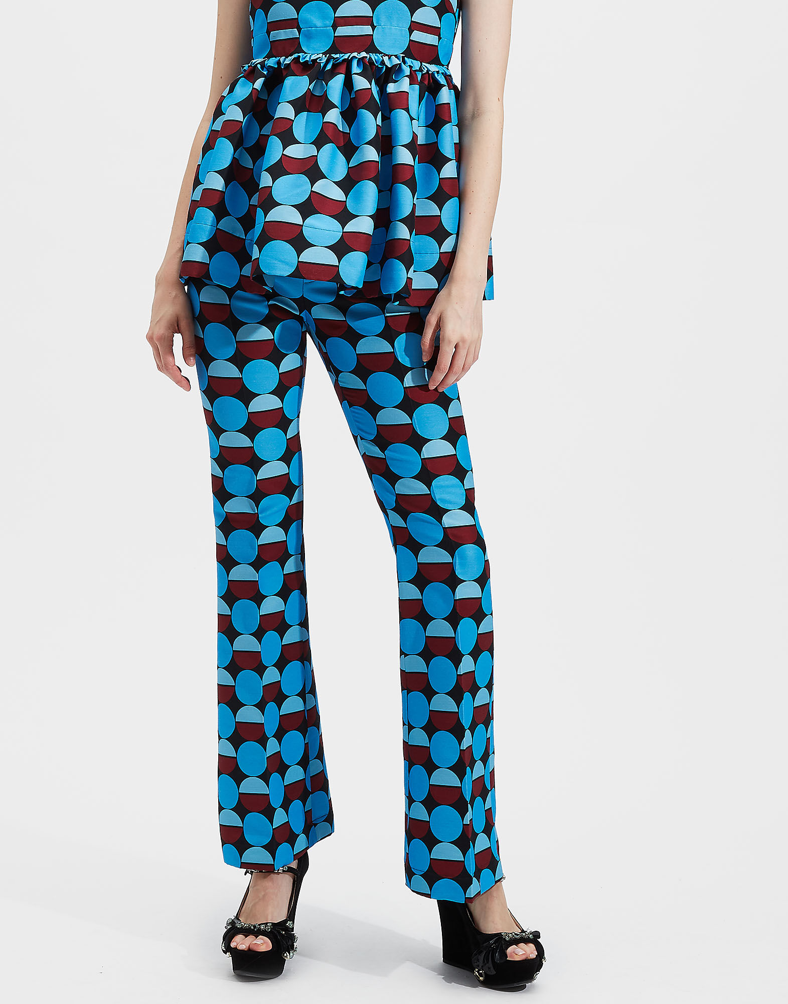 Saturday Night Pants La DoubleJ: Sfere Azzurro Saturday Night Pants LaDoubleJ: Sfere Azzurro TRO0030CAD001