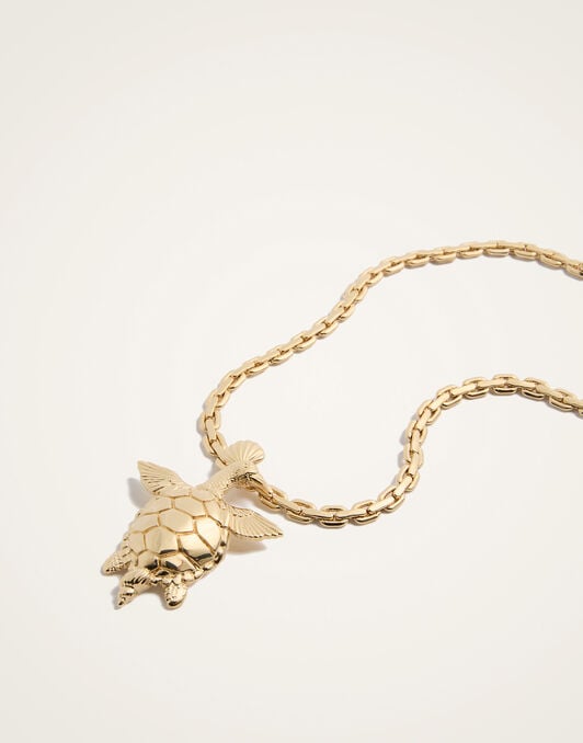 Turtlair Necklace La DoubleJ: 24K Gold Plate NEC0057BRA003