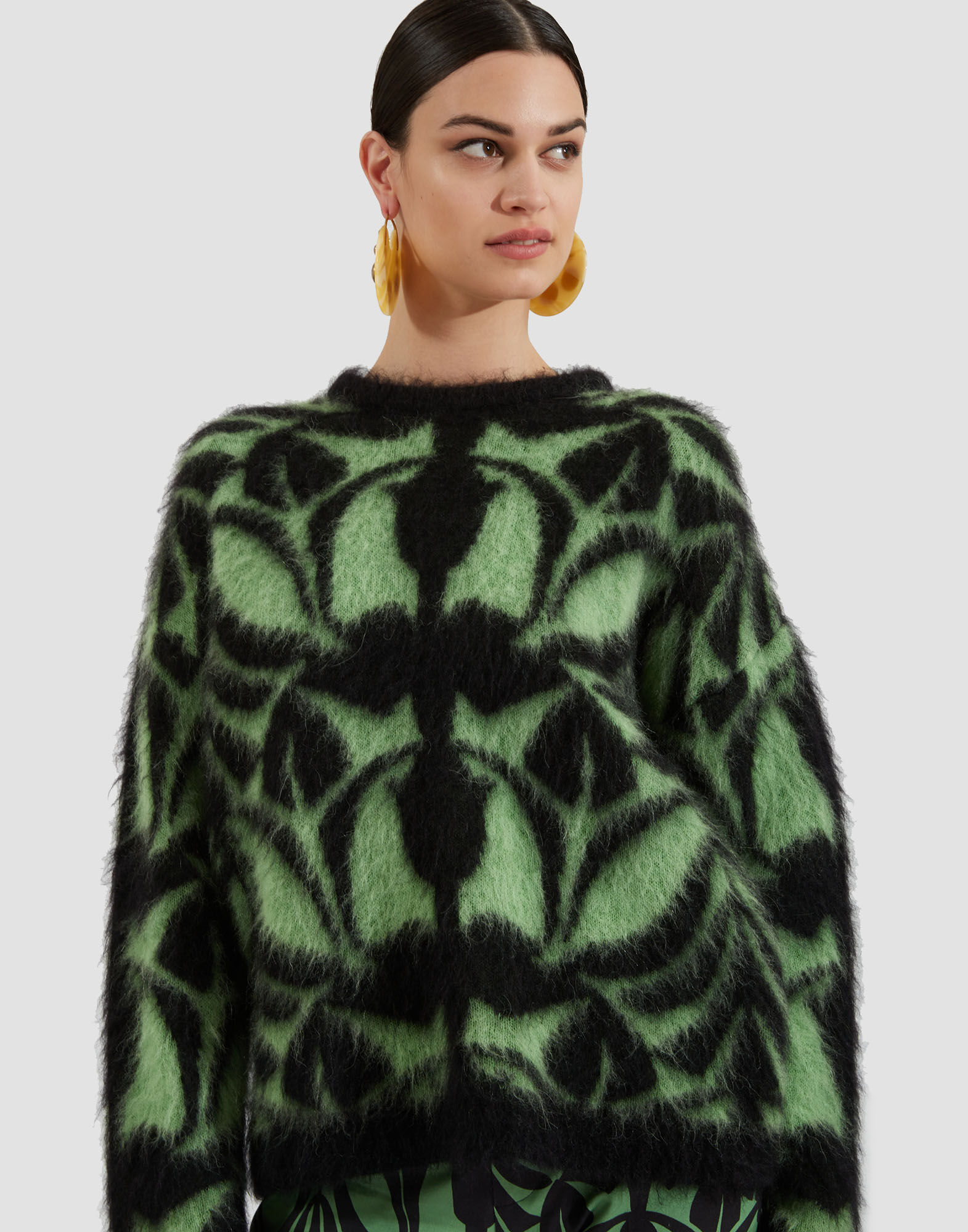 Camden Jumper La DoubleJ: Green & Black Camden Jumper La DoubleJ: Green & Black PUL0165KNI090