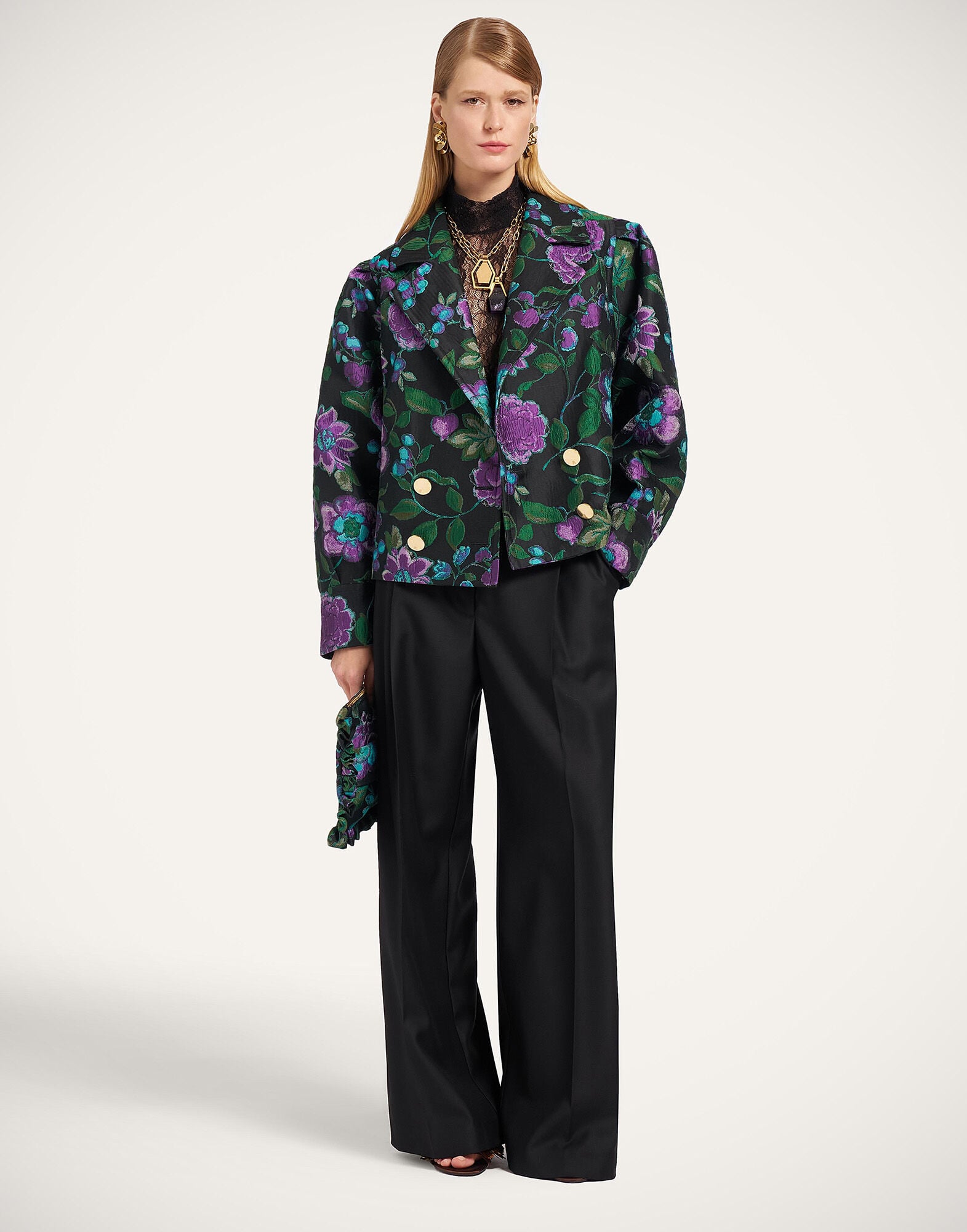 Victoria Jacket La DoubleJ: Botanical Black Victoria Jacket La DoubleJ: Botanical Black JAC0201JCQ144