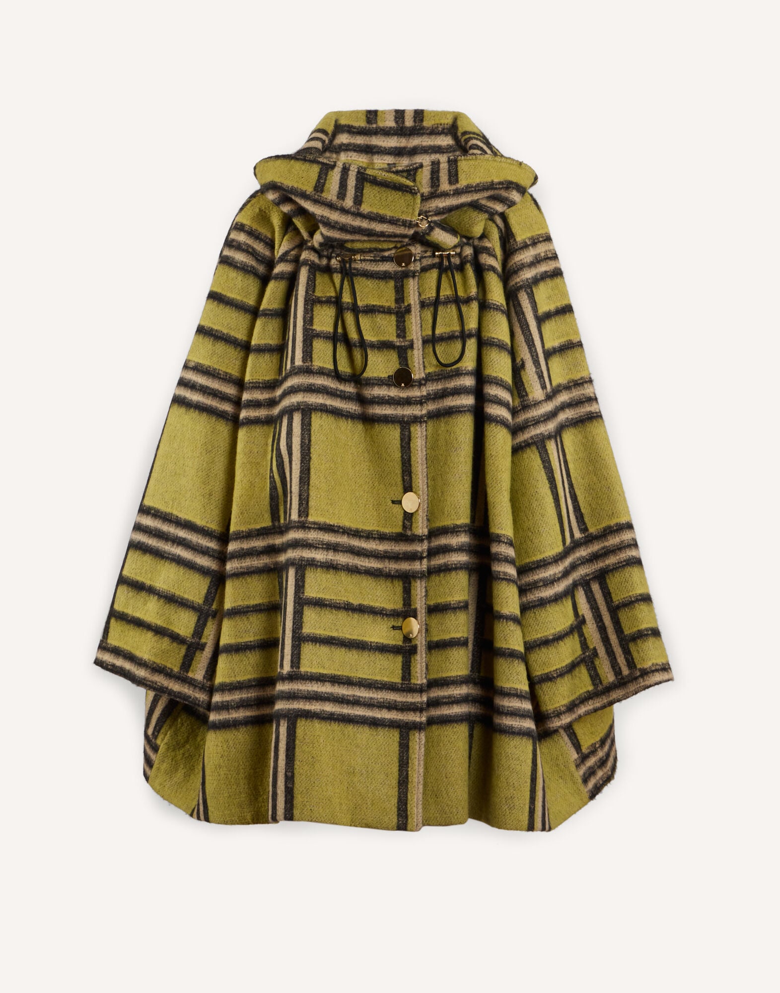 New Town Cape La DoubleJ: Kells Check Green New Town Cape La DoubleJ: Kells Check Green JAC0215WOL038